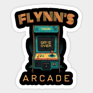 Flynn's Arcade Sticker